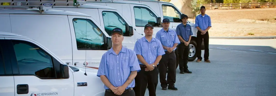 KIC Refrigeration crew ready for Heat Pump Installation jobs across Fort Bliss